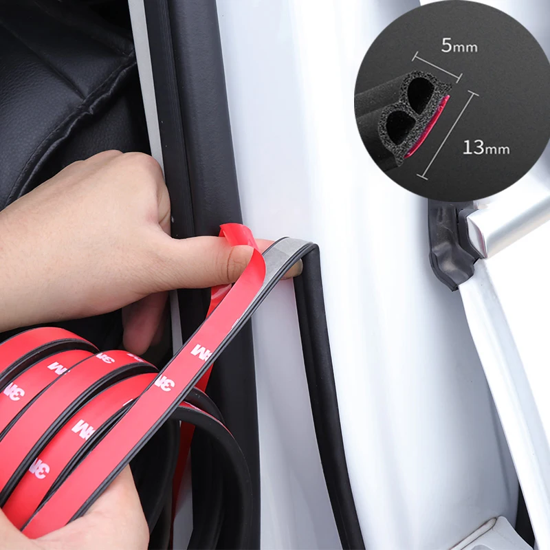 Car Door Seal Strips Stickers Trunk Soundproofing Waterproof Sealing