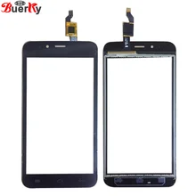 Bkparts 10 pçs tela de toque para blu neo 5.5 n030 n030l sensor vidro do painel toque digitador substituição