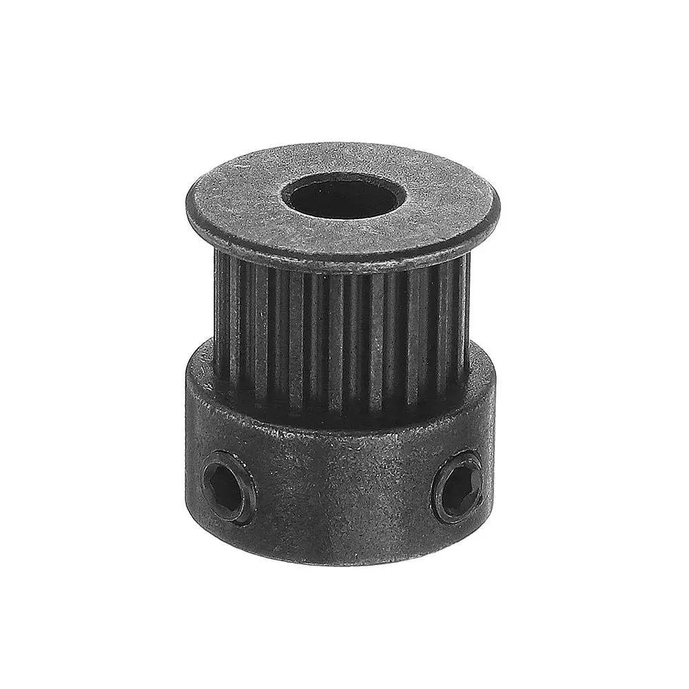 3 قطعة كوالتيتي عالية الأسود 2GT 20 الأسنان الألومنيوم توقيت بكرة عجلة 2gt تتحمل 5 مللي متر ترقية ل Ender-3/ 3 S/برو CR20 3D طابعة أجزاء