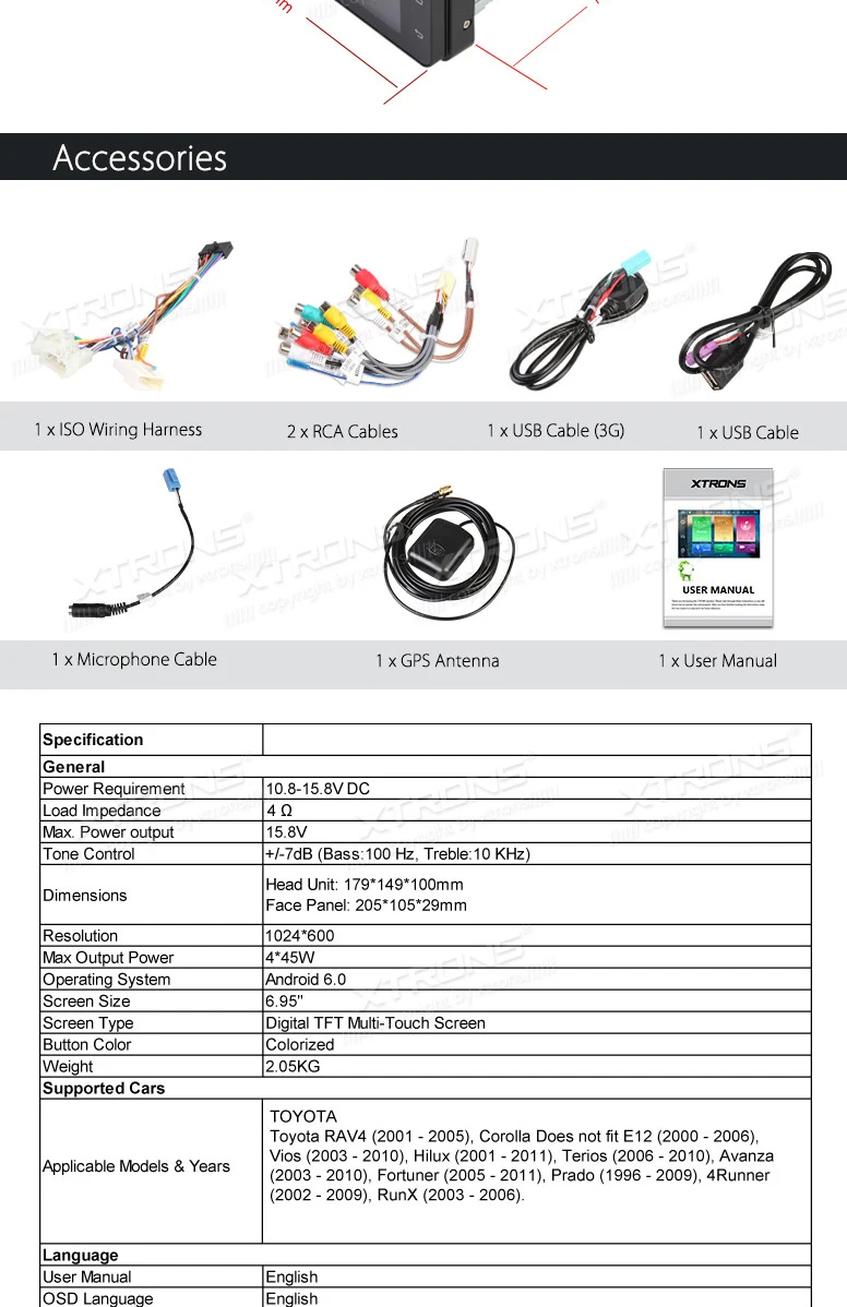 Sale Android 6.0 OS 6.95" Octa-Core Car DVD for Toyota Vios 2003-2010 & FJ Cruiser 2003-2010 & Tundra 2003-2006 with 2GB RAM 32GB ROM 22 Sale Android 6.0 OS 6.95" Octa-Core Car DVD for Toyota Vios 2003-2010 & FJ Cruiser 2003-2010 & Tundra 2003-2006 with 2GB RAM 32GB ROM 22