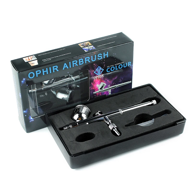 Compressor de ar dos Jogos do Aerógrafo de Ophir com Divisor Apropriado para a Decoração do Bolo Tattoo_ac115 + 004a + 074 + 038 Temporária 11 Cheap Pintura de corpo