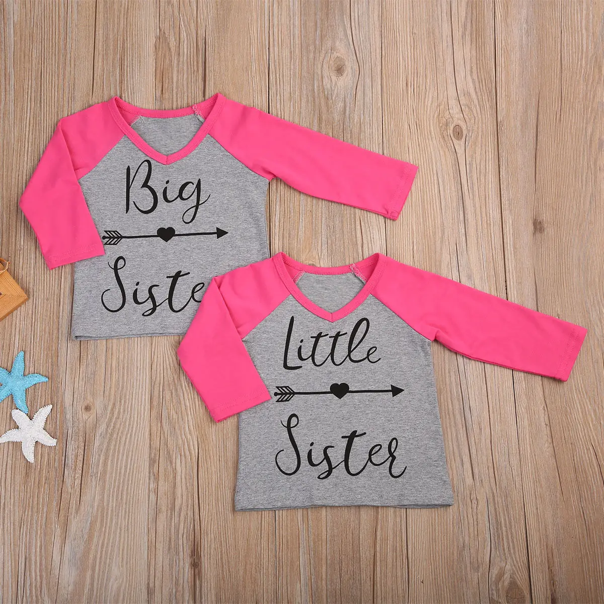 

Infant Baby Kids Girls Sisters Cotton T-shirt Tops Outfits Enfant Children Kid Girl Cotton Long Sleeve T Shirt Clothing