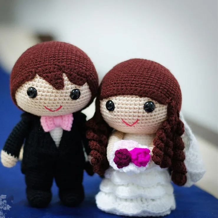 Жених и невеста амигуруми крючком схемы