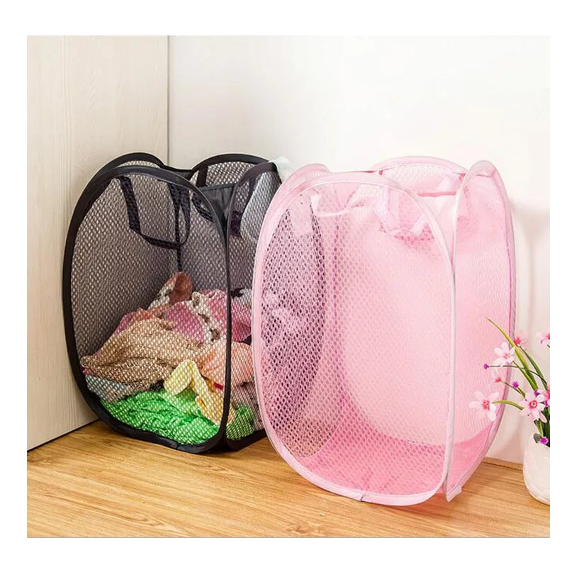 Golive 30pcs wholesale Household Essentials Pop Up Mesh Laundry Hamper
