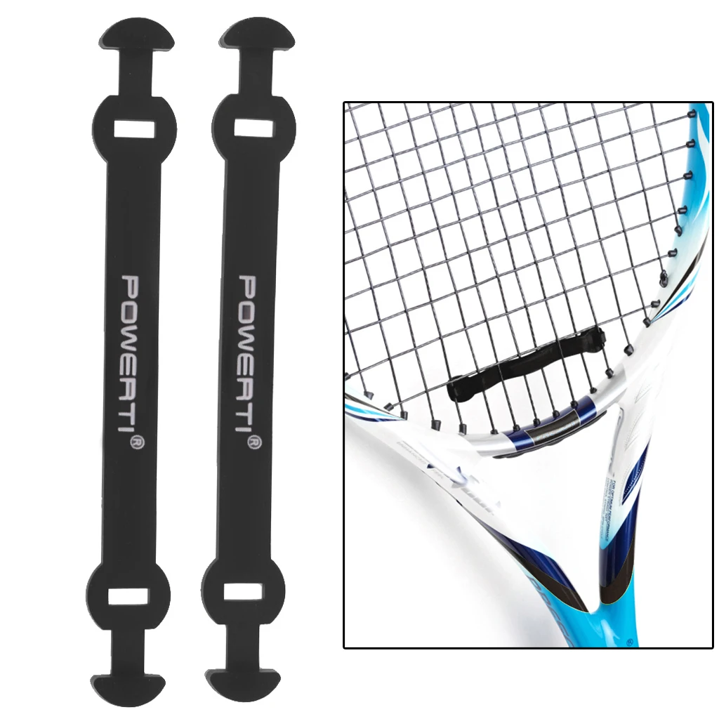 Set of 2 Long Tennis Squash Racket Vibration Dampeners Shock Absorber Shockproof Damper Tennis Dampener