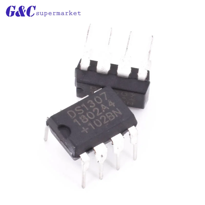 10 PCS DS1307 DIP8 DS1307N DIP new IC DS1307ZN DIP8 Clock Timing - Real Time Clock IC