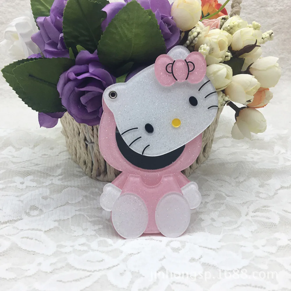 

Acrylic makeup mirror is a lovely cat can hang mobile phone mirror convenient portable