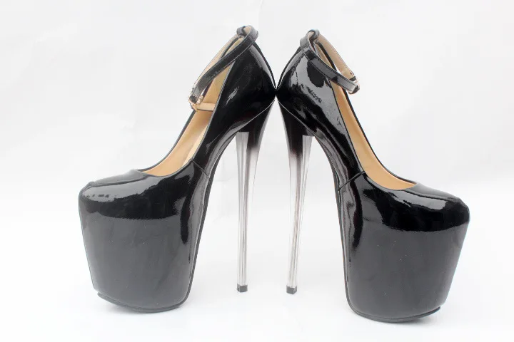 Ltart/женские туфли-лодочки прозрачные туфли на каблуке 20 см для ночного клуба; большие размеры; Трансвестит; псевдоним; размеры 44-47; MJL-6678-12