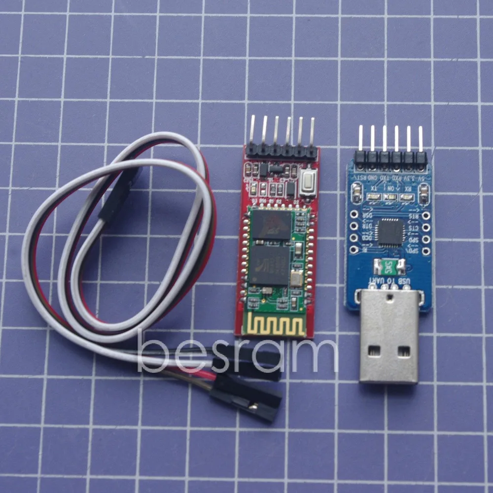 A Set Of Bluetooth Serial Port Bc05 Usb Serial Wireless Transmission