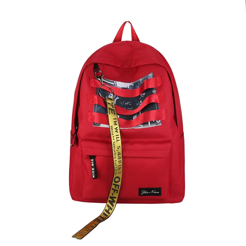 

2018 Brand Women Backpack Letter Backpack Nylon School Backpacks For Teenage Girls Casual Large Capacity Shoulder Bag xy-172