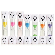 3 минуты улыбающееся лицо Песочные часы декоративные предметы домашнего обихода детей Зубная щётка таймер песочные часы Clinic подарки