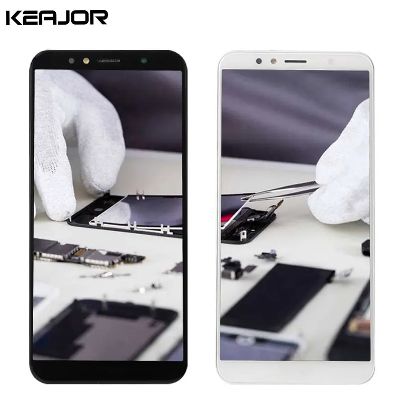 

Screen with Frame For Huawei Honor 7C Lcd Display Touch Screen Replacement For Huawei Honor 7C Russian Version AUM-L41 5.7inch