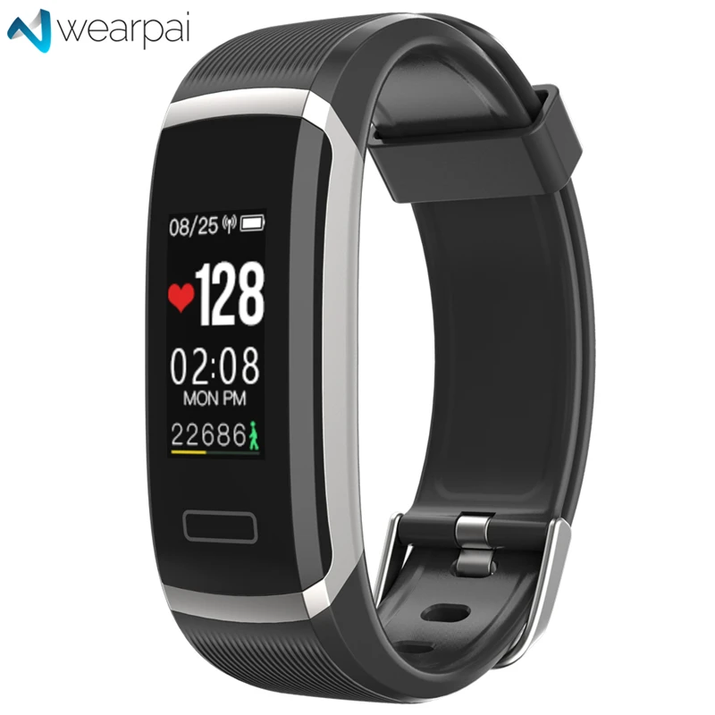 Wearpai GT101 Smart Wristband Continuous Heart Rate Monitor Long Fitness Tracker passometer message/call reminder smart bracelet