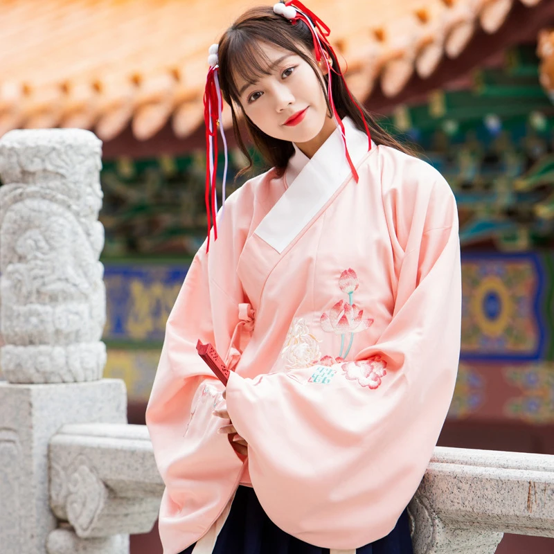 Hanfu Китайский Костюм Древний китайский костюм розовый hanfu платье hanfu женское китайское свадебное платье