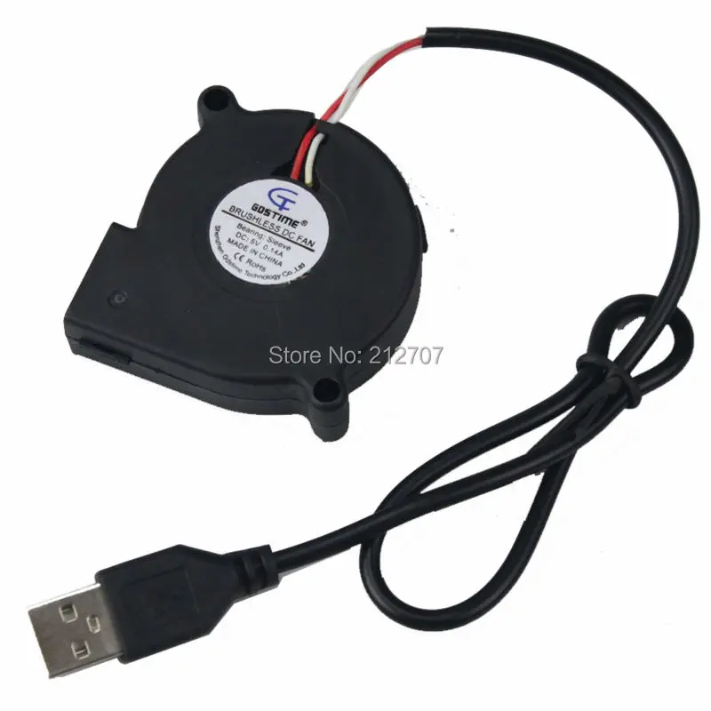 Prix pour 10 PCS Gdstime Petit 5015 S 5 V USB 50 MM x 15 MM Turbo Brushless DC Ventilateur De Refroidissement Ventilateur Prix pour 10 PCS Gdstime Petit 5015 S 5 V USB 50 MM x 15 MM Turbo Brushless DC Ventilateur De Refroidissement Ventilateur
