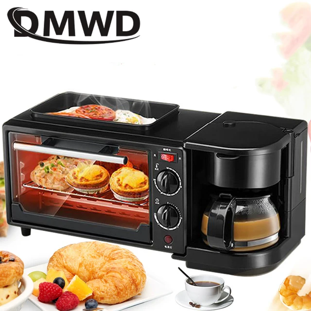 Cheap DMWD household electric 3 in 1 Breakfast Making machine Multifunction mini drip coffee maker bread pizza oven frying pan toaster Cheap DMWD household electric 3 in 1 Breakfast Making machine Multifunction mini drip coffee maker bread pizza oven frying pan toaster