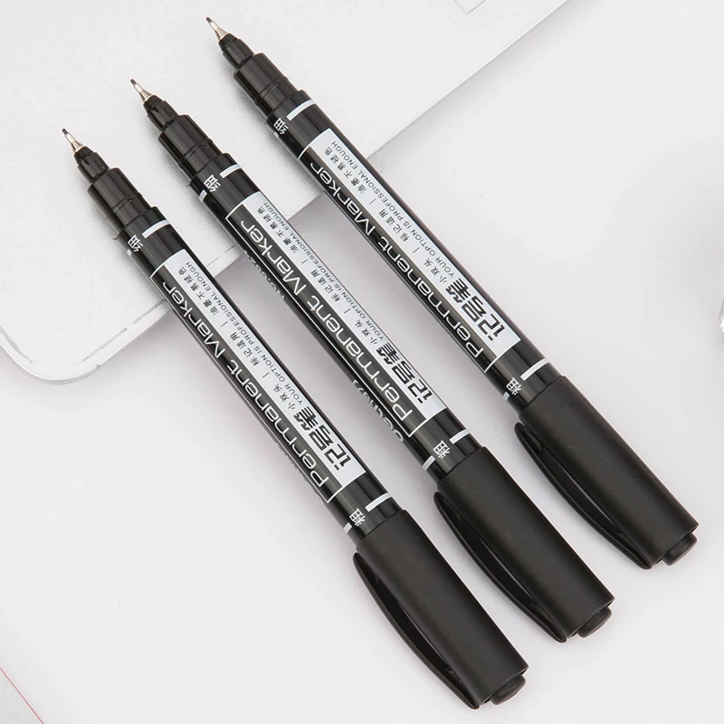 Deli 12 шт цветные двухконцевые 0,5/1 мм быстросохнущие маркерные ручки для тканевого металла, качественные fineliner для рисования