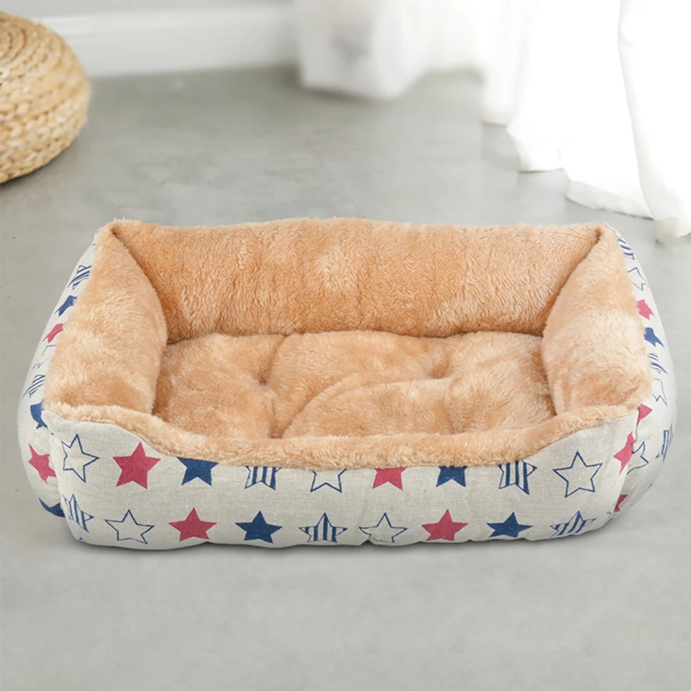 4 Colors Sailboat Star Arctic velvet Warm Washable Pet Dog Bed for Large Dogs Labradors Bed & Mats cama para cachorro