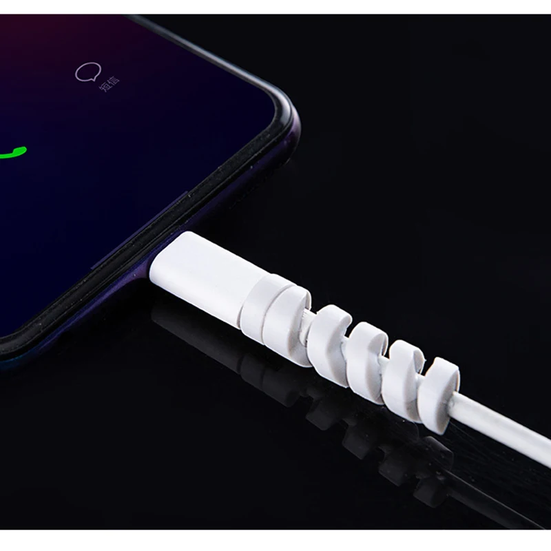 2 шт. защитный кабель для зарядки 6 цветов Choosen для Apple iPhone 8 X Освещение USB кабель для зарядного устройства Шнур восхитительный и милый