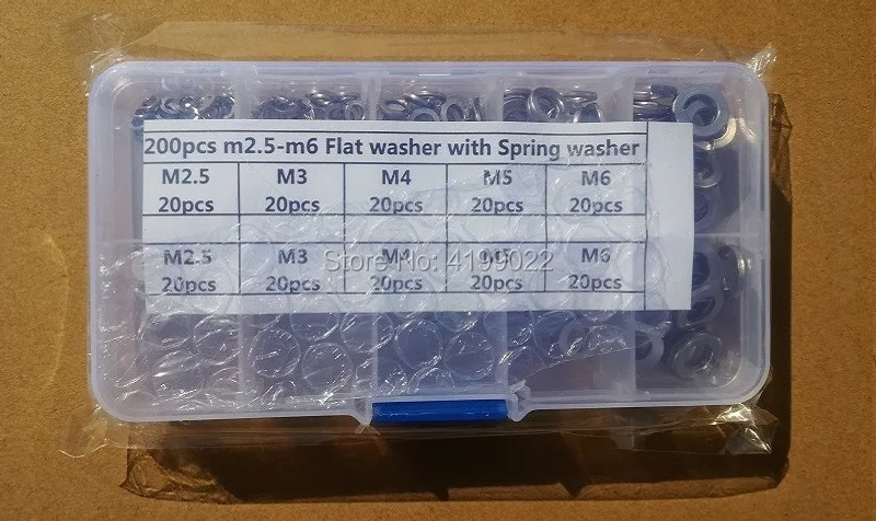 200pcs DIN125 DIN127 -002