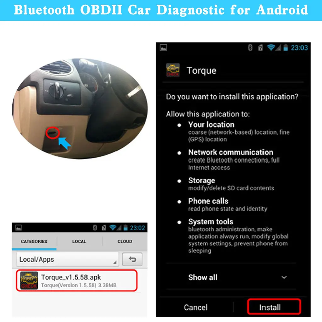 Мини Bluetooth ELM327 Беспроводной сканирующее устройство Bluetooth OBDII OBD2 читатель кода VAG COM автомобильный диагностический автодиагностика сканер тестер