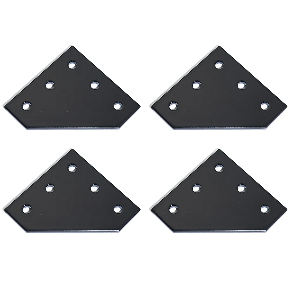 

20x20 40x40 with 5 Holes 90 Degree Joint Board Plate Corner Angle Bracket Connection Joint Strip for Aluminum Profile 3030 4040