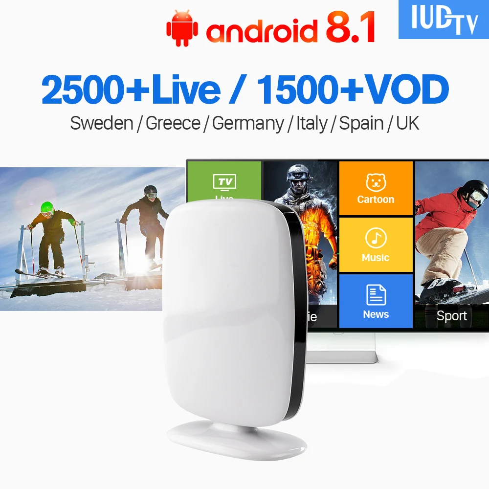 

1 Year IUDTV Code Leadcool R9 UK Swedish IPTV Subscription RK3229 Android TV Box Turkish Arabic Germany Spain Greece IPTV Italy