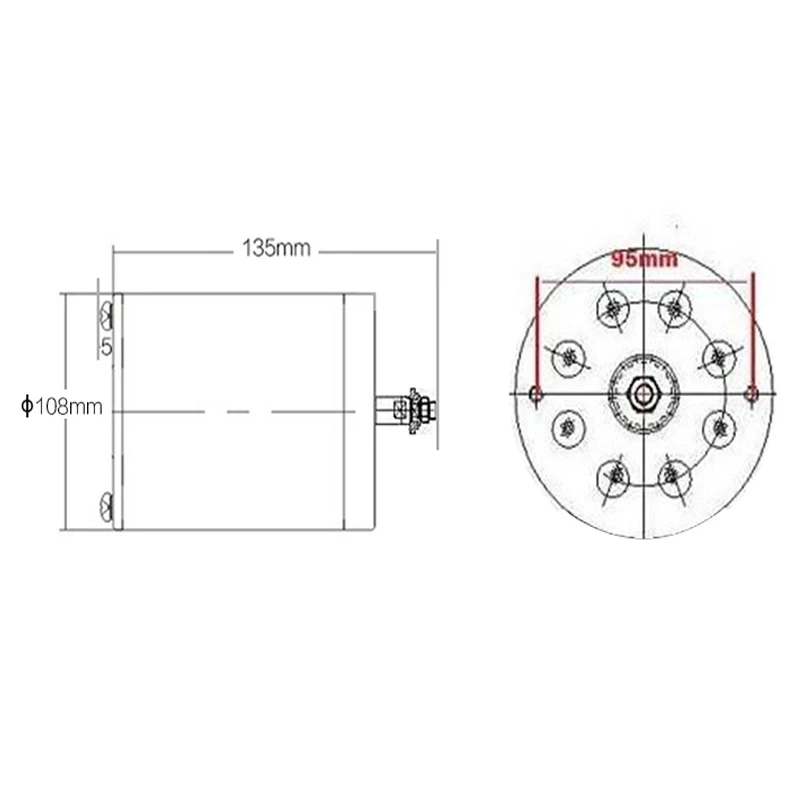 500W 36 V/48 V UNITEMOTOR MY1020 электрический велосипедный полированный двигатель E скутер мотоцикла или электровелосипеда с высоким уровнем Скорость щетка с двигателем переменного тока к рулю мотоцикла велосипеда комплект