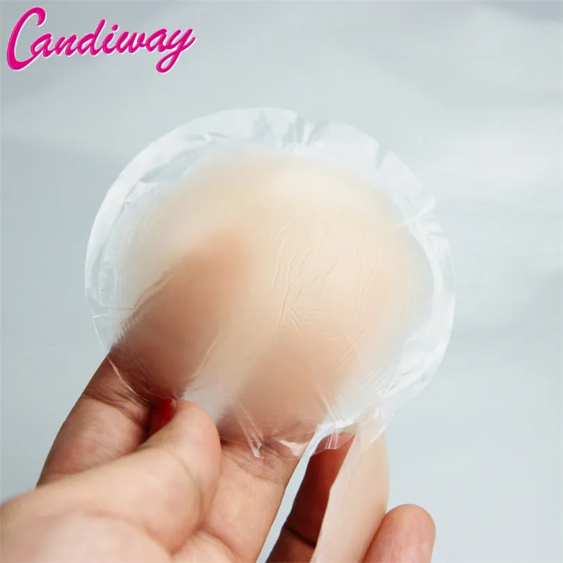 

Candiway Adhesive Silicone Nipple Covers Pad Breast Stickers Disposable Emptied Chest Bra Accessories Woman Breast Nipple Cover