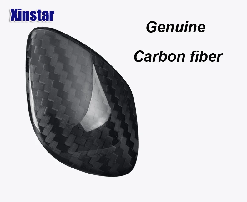 Real de Fibra Botão da Engrenagem do Carro Adesivo para vk Lote Carbono Decoração Volkswagen vw Golf Gti r Passat b5 b6 b7 Mk4 Mk6 Mk7 cc 2 Pçs - 4 Automóveis e motos