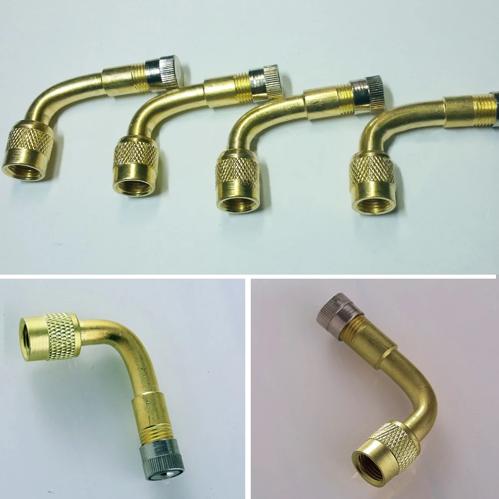 90 Degree Angle Valve Adaptor Tyre Tube Extension Adapter For