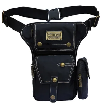 

Men's Waterproof Nylon Drop Leg Bag Cross Body Messenger Shoulder Packet Pouch Fanny Pack Waist Thigh Travel Military Motorcycle