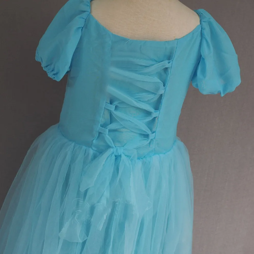 Новое поступление, стиль Принцессы Диснея для девочек, детский праздничный наряд для девочек нарядное платье, костюм принцессы для костюмированного представления, платье феи