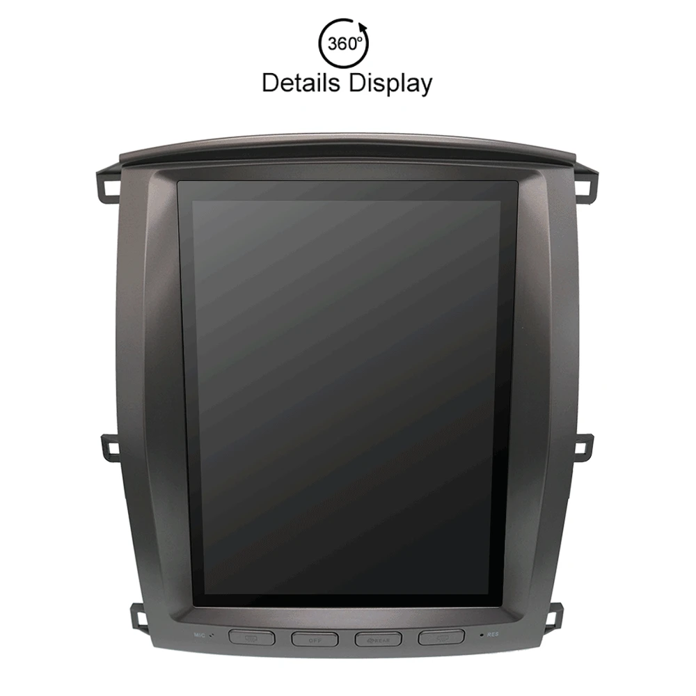 Flash Deal Tesla style 4K Screen Multimedia Car No DVD Player GPS Navigation For TOYOTA LAND CRUISER LC100 2003-2007 headunit radio tape 12
