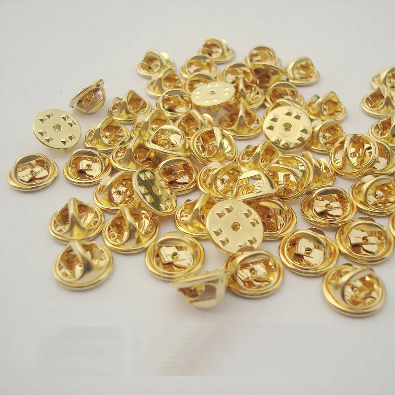 

200/set Spare Brooch Button Needle Back Buckle Butterfly Buckle Badge Collar Needle Accessories lobster clasp jewelry accessorie