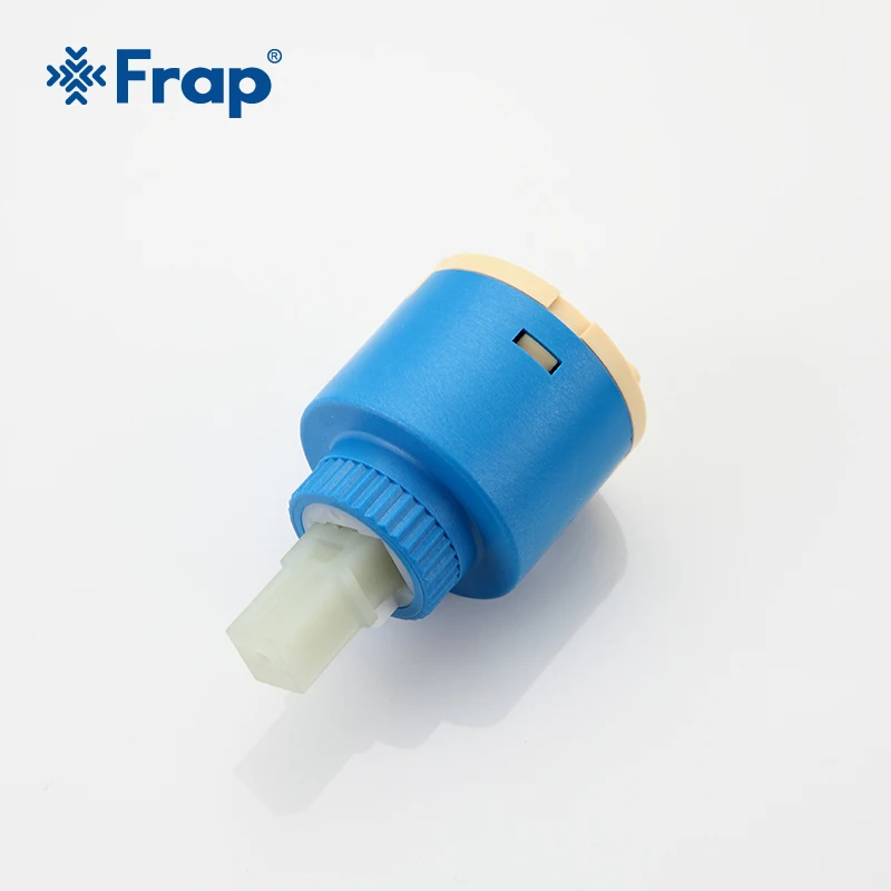 Frap 35mm Ceramic Cartridge Faucet Cartridge Mixer Torque Spindle Free Rotation Flat Base Faucet Accessories F51