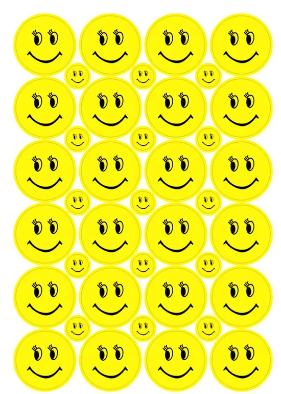 Smile Sticeker Yellow