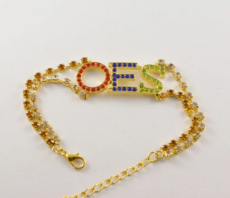 

Order of The Eastern Star Jewelry OES shinny bracelet