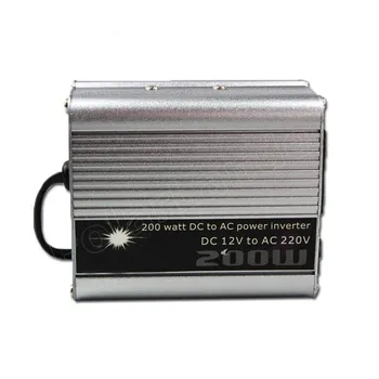 

car styling 200W transformer DC 12V to AC 220V Inverter Modified Sine Wave Converter Vehicle Power Supply