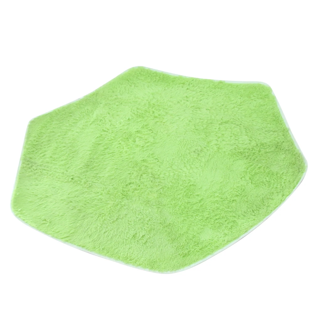 Soft Ice Silk Kids Baby Indoor Playhouse Tent Carpet Rug Pad Bedroom Cushion Floor Activity Toy - Hexagonal Green