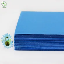 Твердый крепкий синий нетканый Войлок куски полотна в упаковке 30X30 см, ткань для рукоделия для фестиваля поставки DIY Швейные для домашнего декора