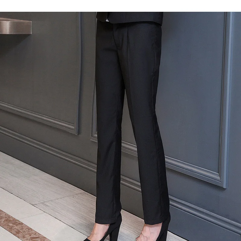 black formal pants for ladies