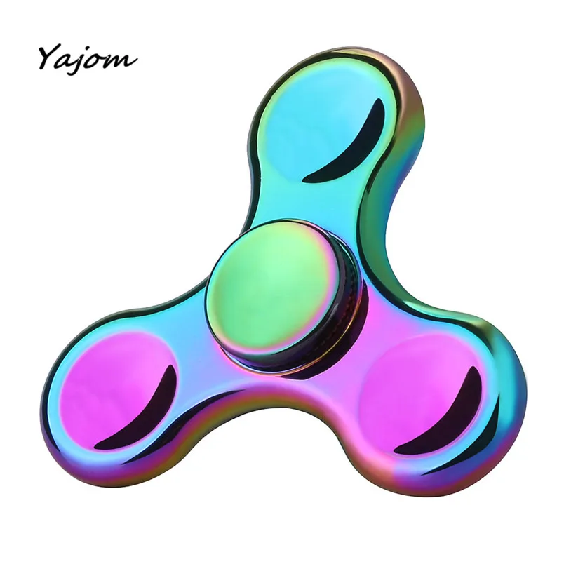 Free for shipping NEW Hand Fidget Spinner Stainless Steel Focus Desk Toy EDC Finger Gyro 2017