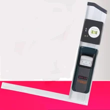 Inside And Outside Right Angle Measuring Ruler Yinyang Right Angle Ruler Right Angle Ruler Aluminum Alloy Laboratory Tool Measur binoax aluminum alloy four sided ruler measuring instrument template angle tool mechanism slides with laser engraving
