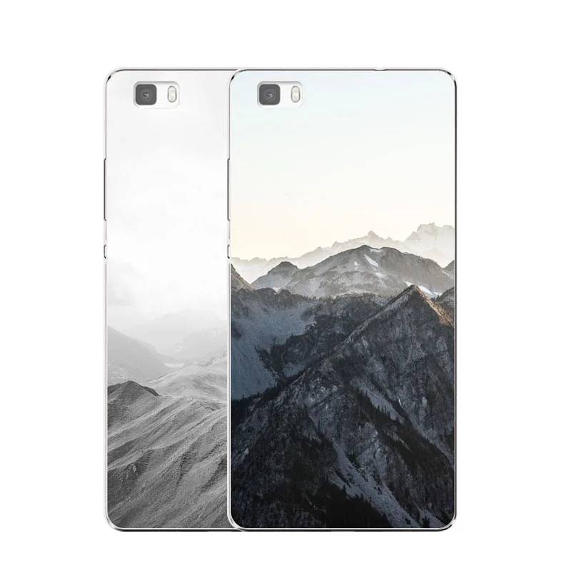 Huawei p8 lite Case Silicon landscape Painting Soft TPU Back Cover for p8lite Phone Protect shell |
