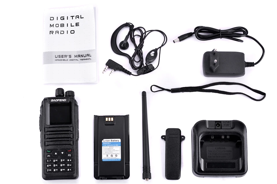 Baofeng DM-1701 DMR Walkie Talkie Tier 1 Tier 2 Dual Time Slot Двухдиапазонная цифровая двухсторонняя радиостанция Baofeng Dm 1701 радиостанция