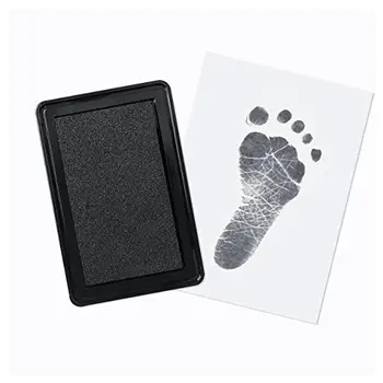 

Baby Hand Foot Ink Handprint Oil Souvenir Newborn Hundred Days Gift Safe Ink Pad Non-Toxic Baby Footprint Kit Keepsake