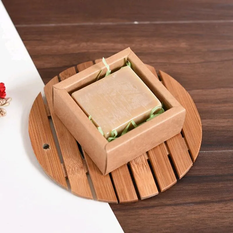 30pcs/lot Cardboard Mini Box 8*8*3.5CM DIY Kraft Paper Box Soap Box Jewelry Packing Gift Box PP061501