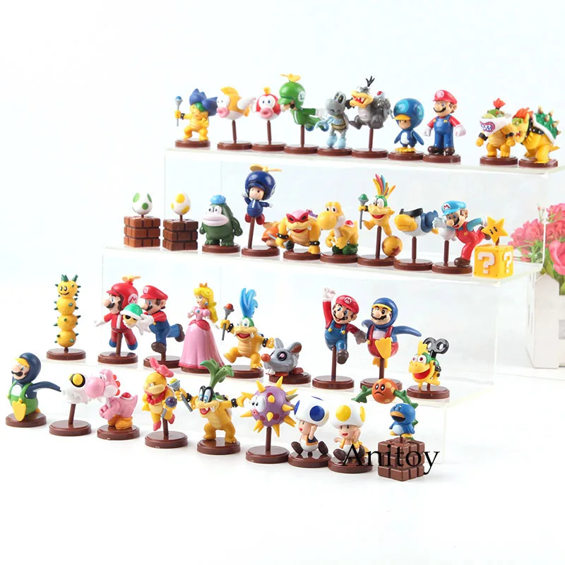 Furuta Super Mario Bros Koopa Bowser JR Mario Luigi Peach