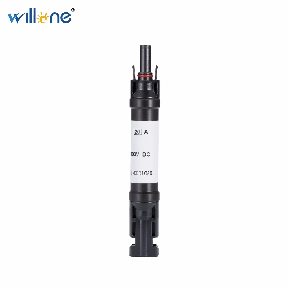 

Willone 10 pcs free shipping IP67 MC4 solar Fuse Connector,20A fuse Used For Solar Module Parallel Connection
